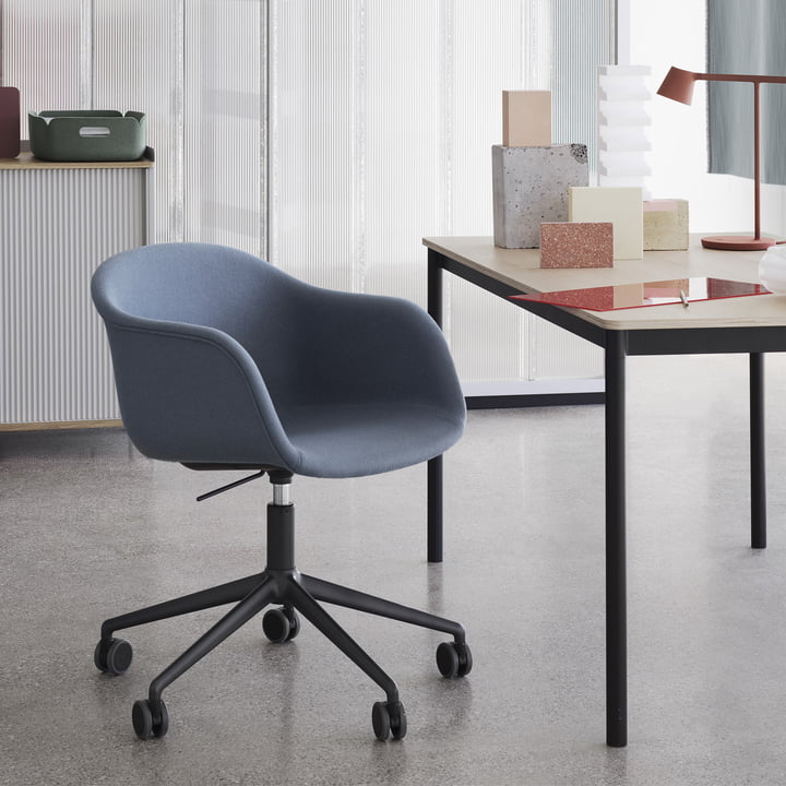 Fiber Büro-Armlehnstuhl Swivel Base von Muuto