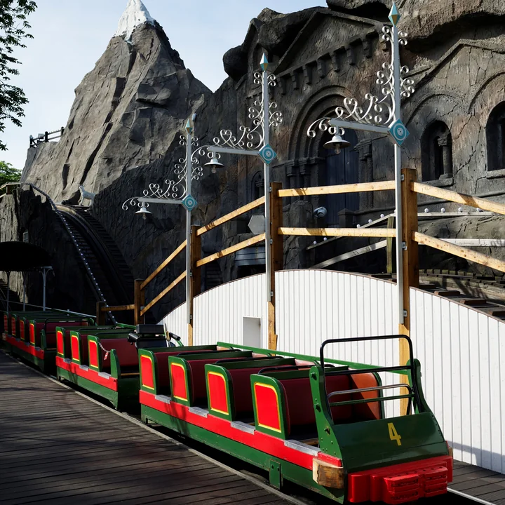 Die Rutschebanen im Tivoli Freizeitpark