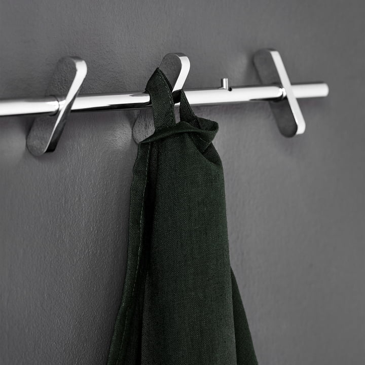 Coat Rack Hakenleiste von Moebe in Chrom