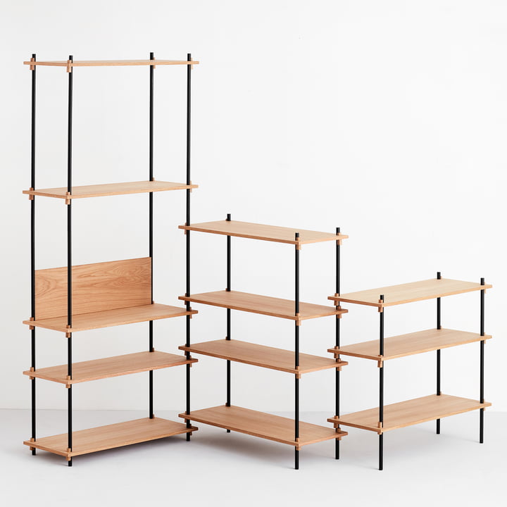 Shelving System von Moebe - Eiche geölt - in 3 verschiedenen Größen