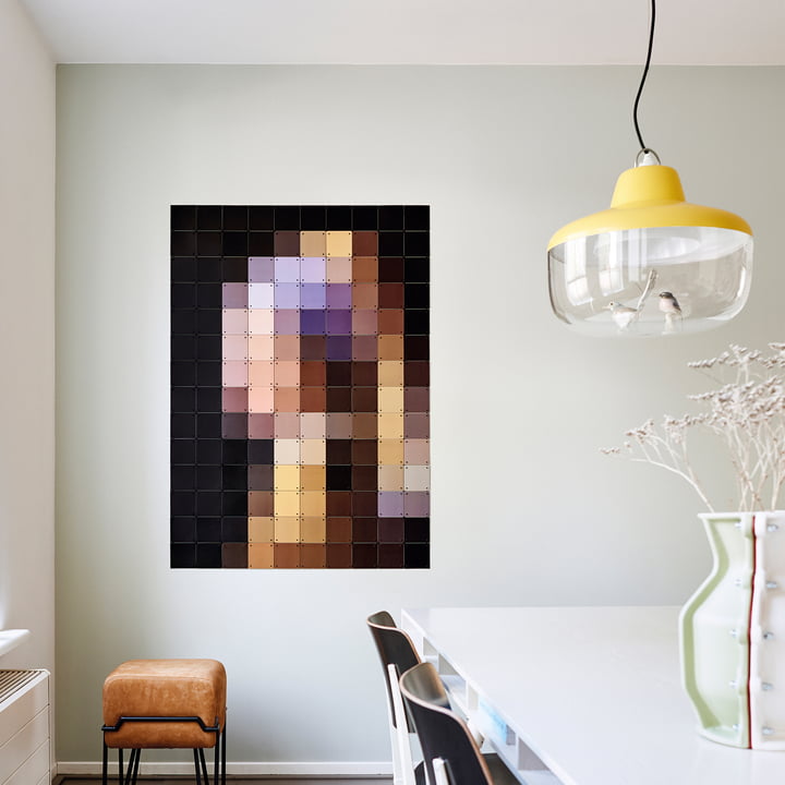 Mädchen mit dem Perlenohrring (Pixel) 100 x 140 cm von IXXI