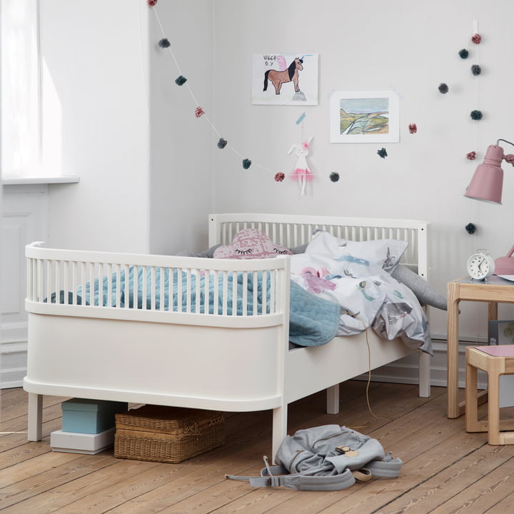 Das Sebra Bett Junior & Grow von Sebra in weiß