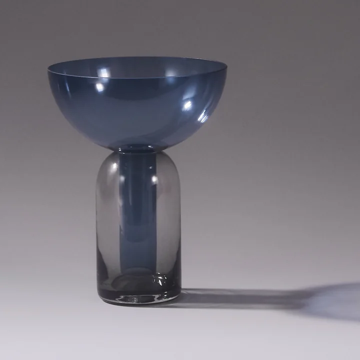 Torus Vase in schwarz / navy von AYTM