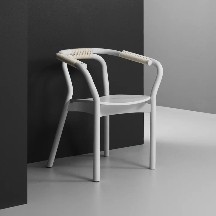 Knot Chair von Normann Copenhagen in weiß / weiß