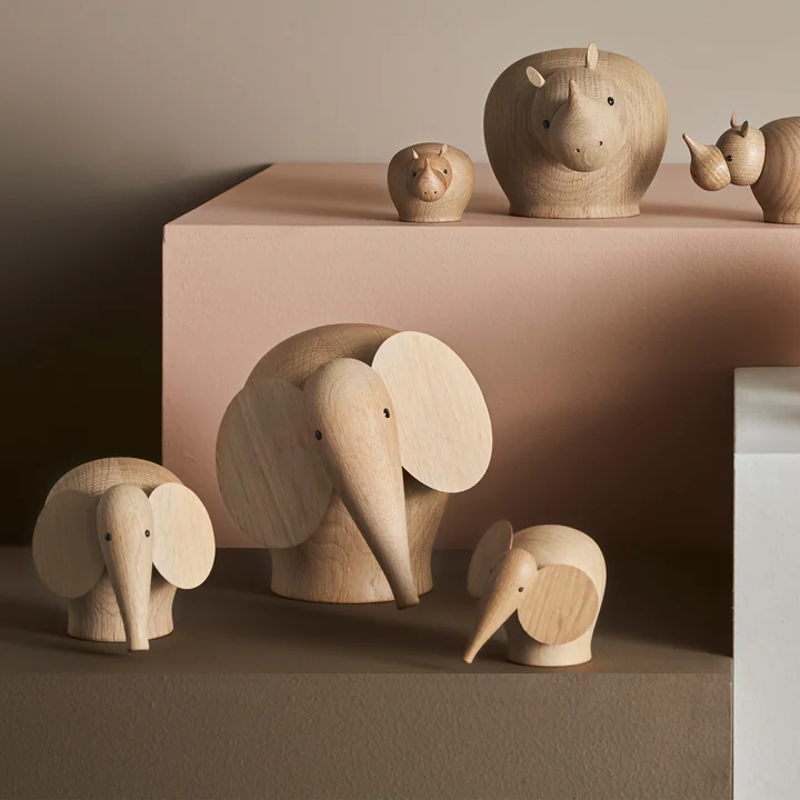 Nunu Elephanten von Woud aus Eichenholz