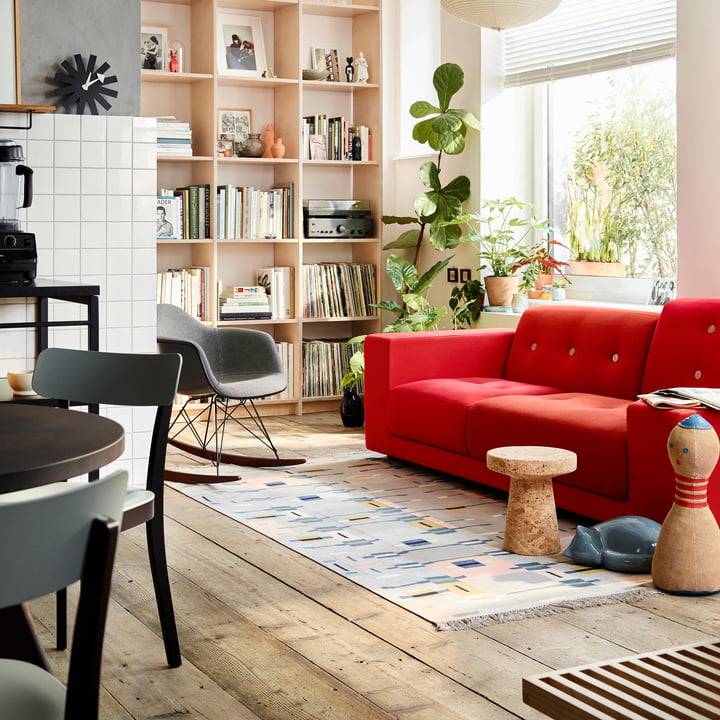 Eames Plastic Armchair RAR (gepolstert) von Vitra Connox