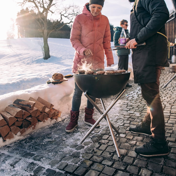 Bowl Feuerschale mit Dreibein und Plancha von höfats