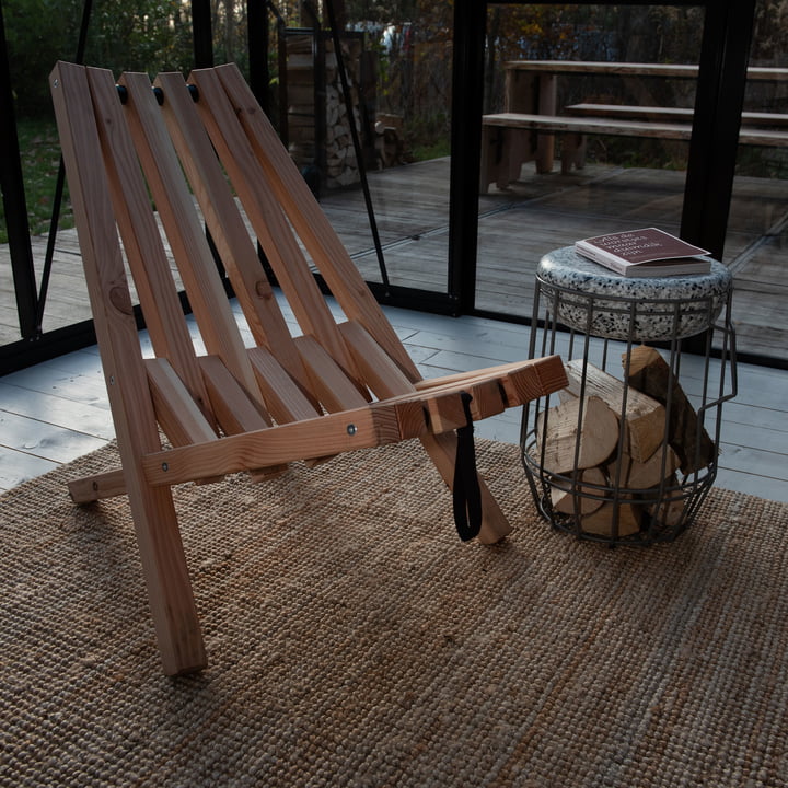 Fieldchair mit Beistelltisch Carrier von Weltevree