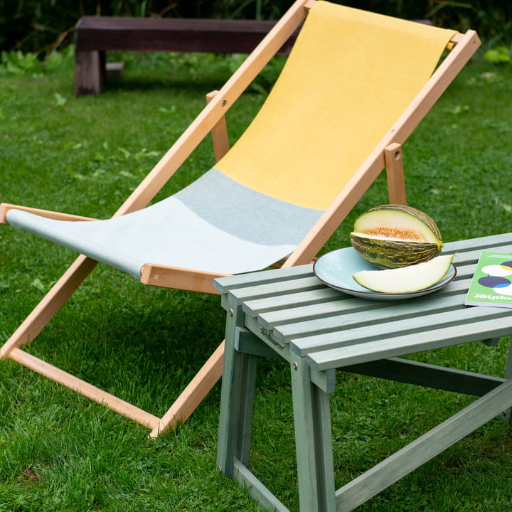 Beach Chair von Weltevree im Garten