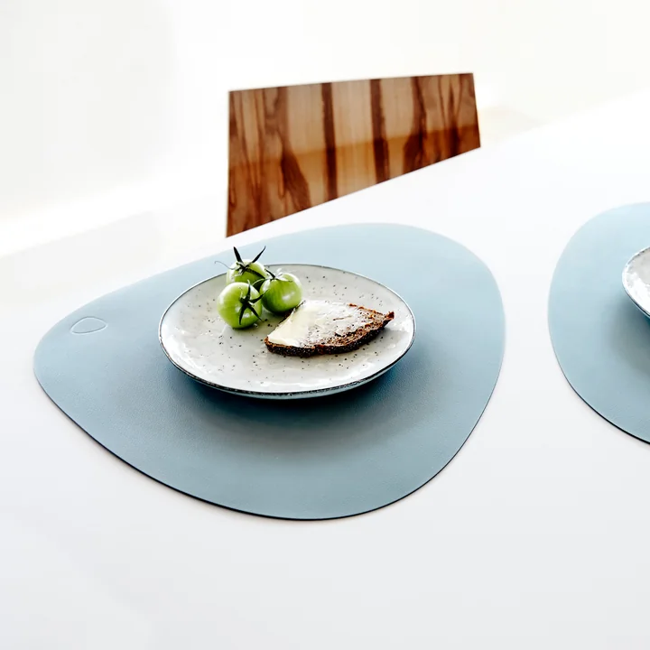 Tischset Curve L von Lind DNA in Nupo hellblau