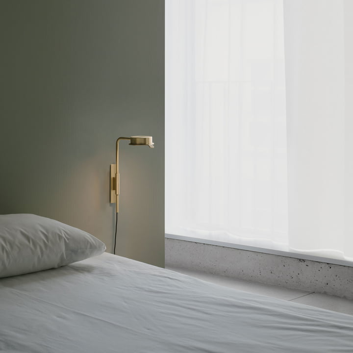 w102 Chipperfield LED Wandleuchte w von Wästberg in gold