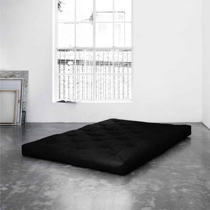 Futon Matratze von Karup Design in schwarz