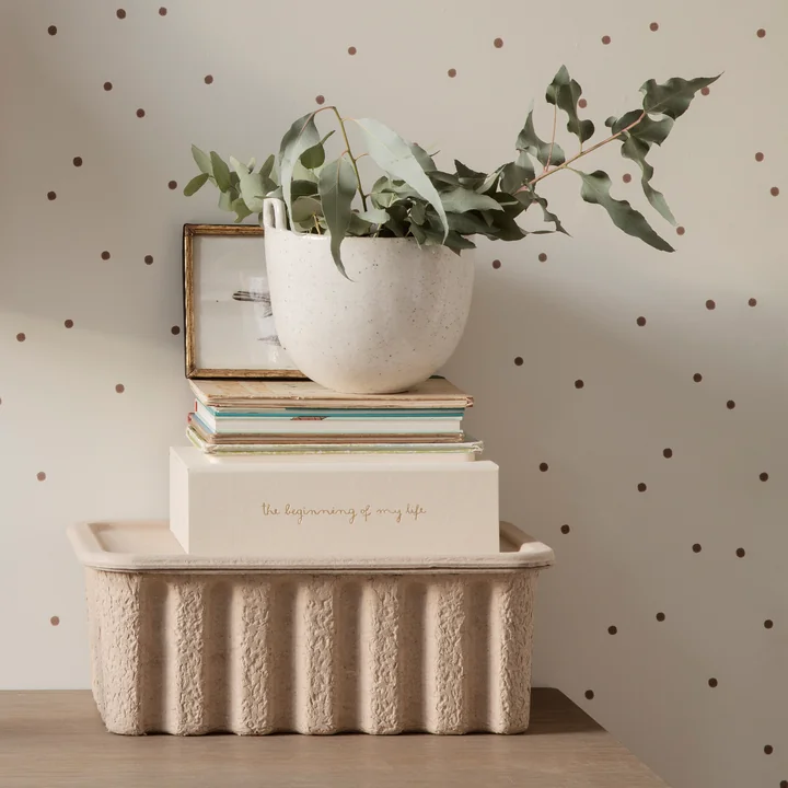 Speckle Pflanzentopf, off-white von Ferm Living 