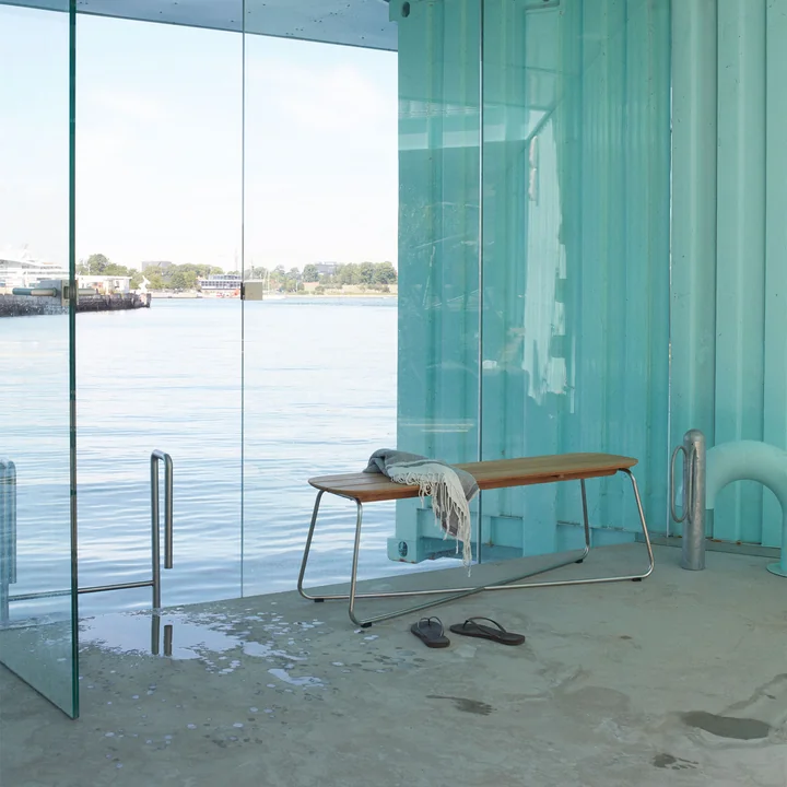 Lilium Bank, Teak / Edelstahl von Skagerak 