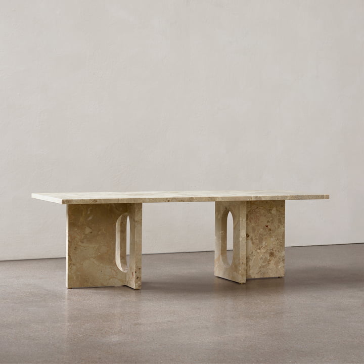 Androgyne Lounge Table, 120 x 45 cm, sand von Audo