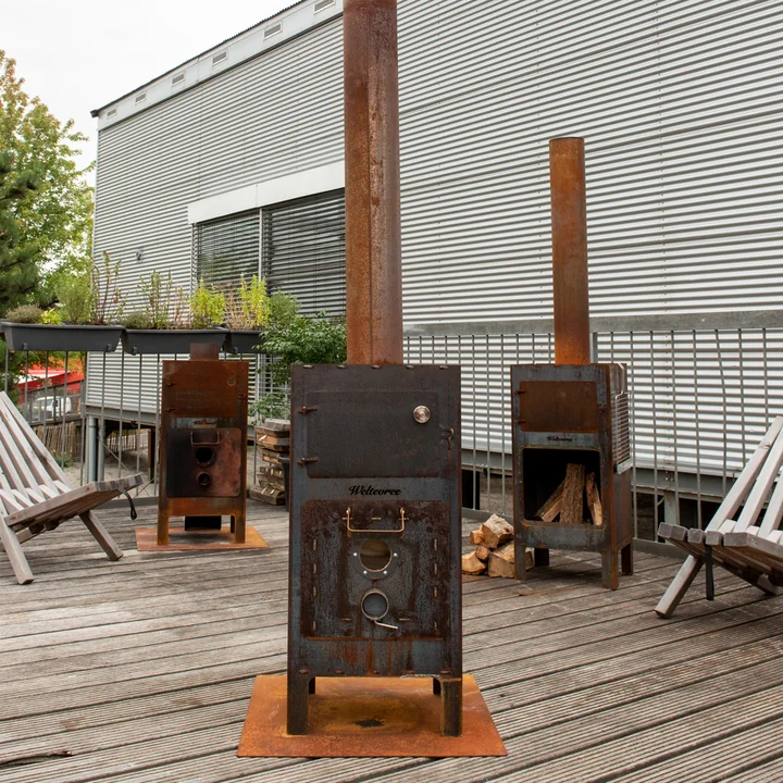 Kaminrohr für Outdoor Stahlofen von Weltevree