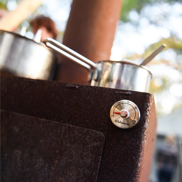 Thermometer für Outdoor Stahlofen von Weltevree