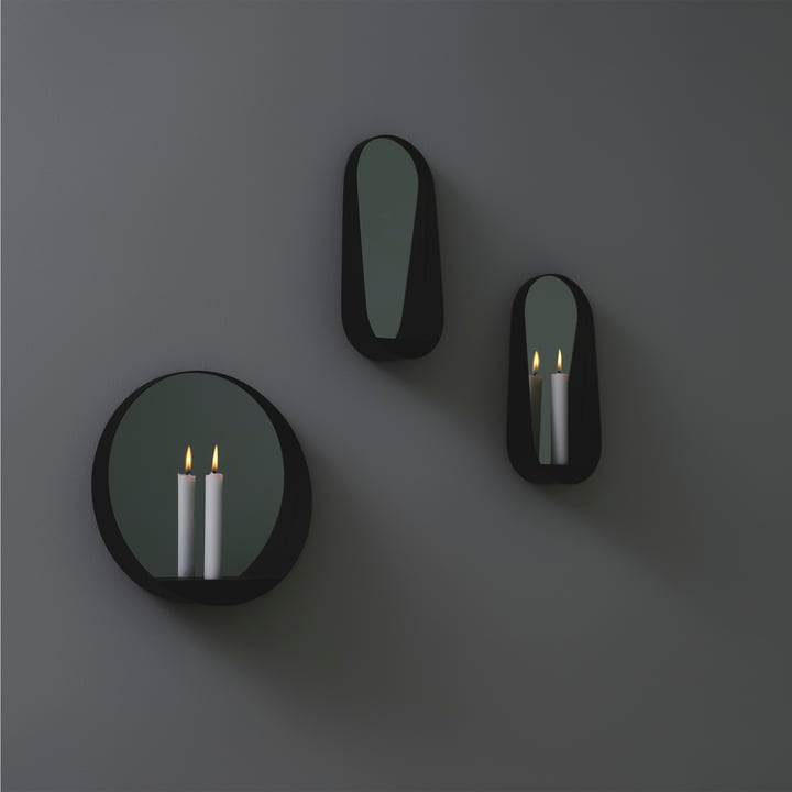 Glim Candle Wandspiegel von Gejst