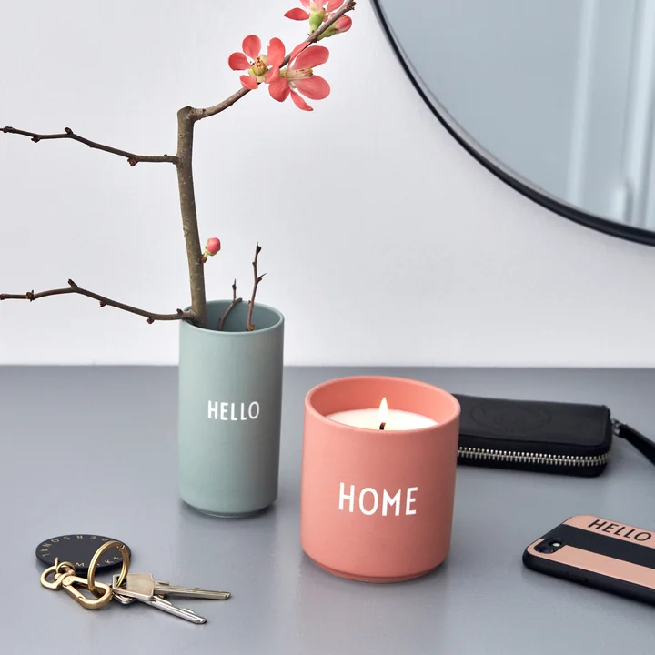 Duftkerze und Vase von Design Letters 