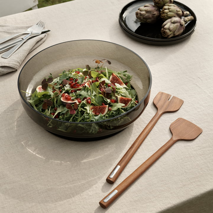 Hoop Salatbesteck & Servierschale von Stelton