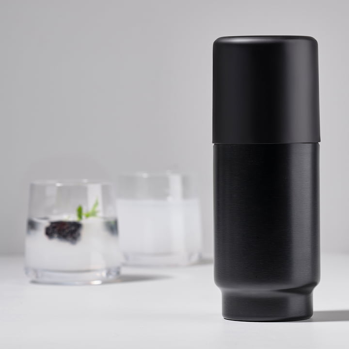 Rocks Cocktail-Shaker 55 cl von Zone Denmark in schwarz matt