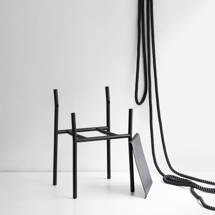 Rope Chair von Artek in schwarz