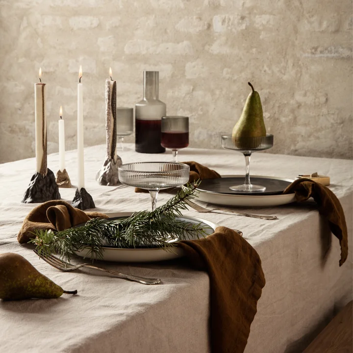 Stone Kerzenhalter von Ferm Living