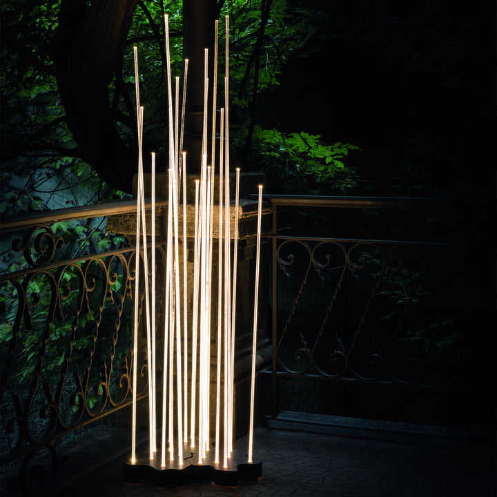 Reeds Outdoor LED-Stehleuchte, anthrazitgrau von Artemide