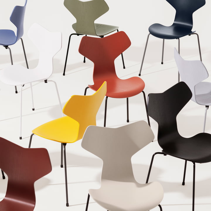 Grand Prix Stuhl Sense of Colour von Fritz Hansen