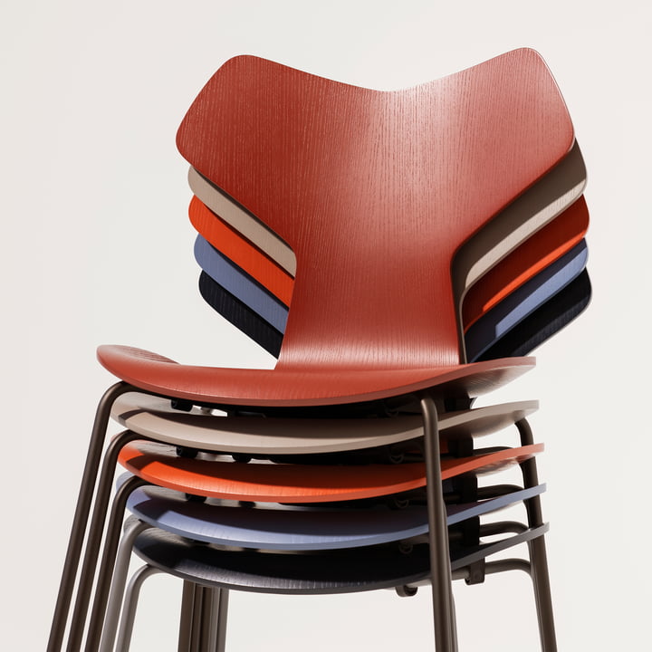 Grand Prix Stuhl Sense of Colour von Fritz Hansen