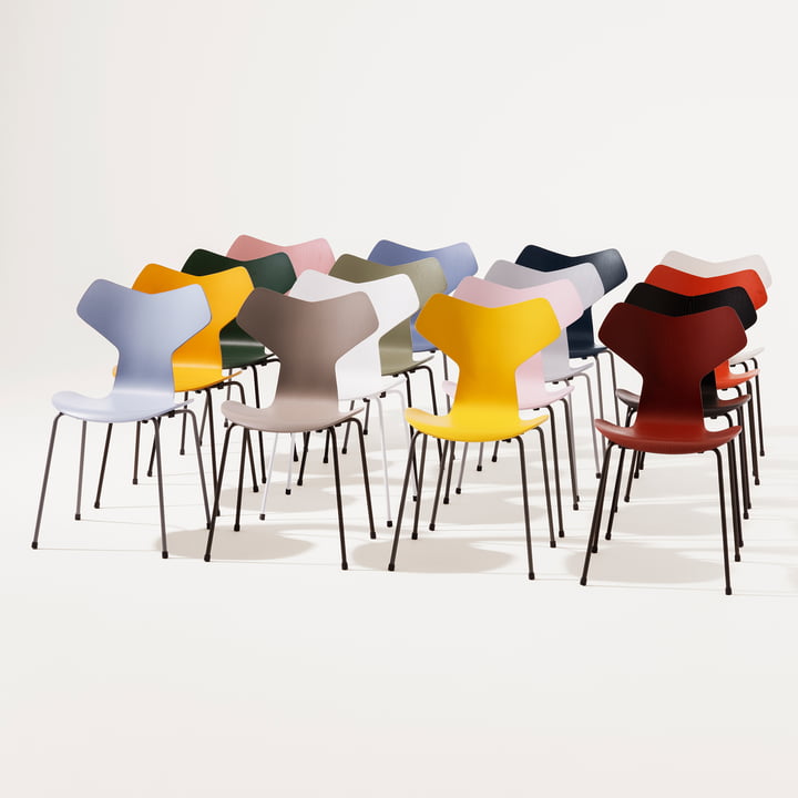 Grand Prix Stuhl Sense of Colour von Fritz Hansen