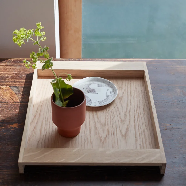 Das No. 10 Tray von Skagerak als dekorative Ablage für Pflanzen und mehr