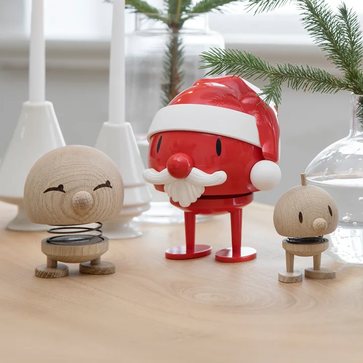 Santa Bumble und Woody Bimble am Weihnachtsbaum