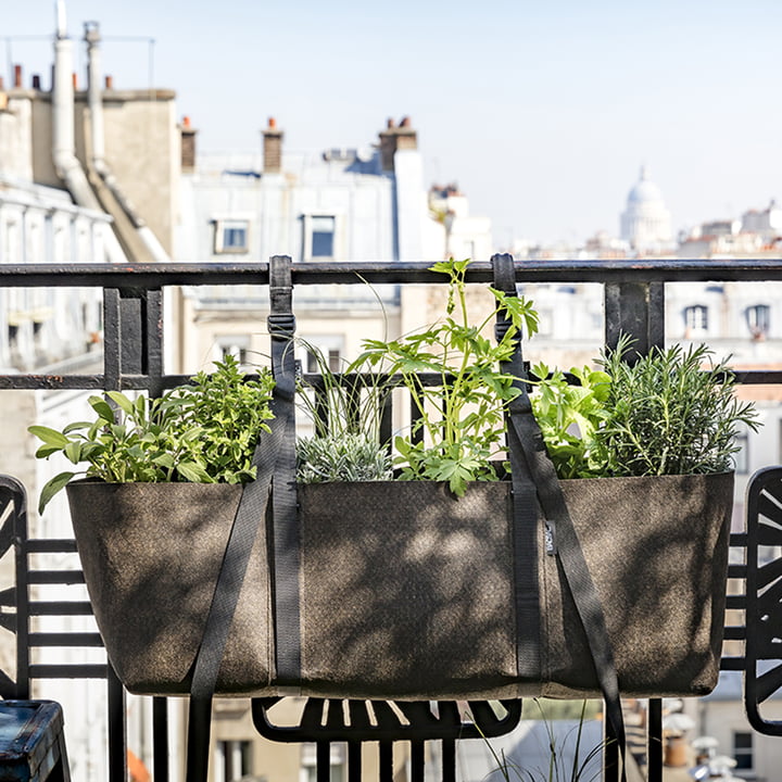 Kompakte Pflanztasche für den Balkon