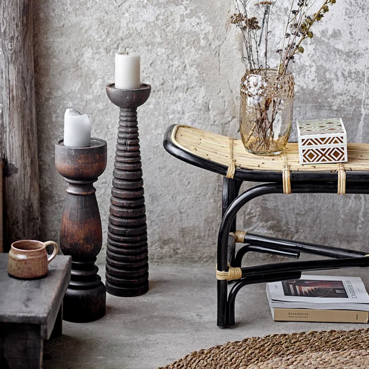 Der Theron Kerzenständer und der Thore Kerzenständer von Bloomingville in Kombination