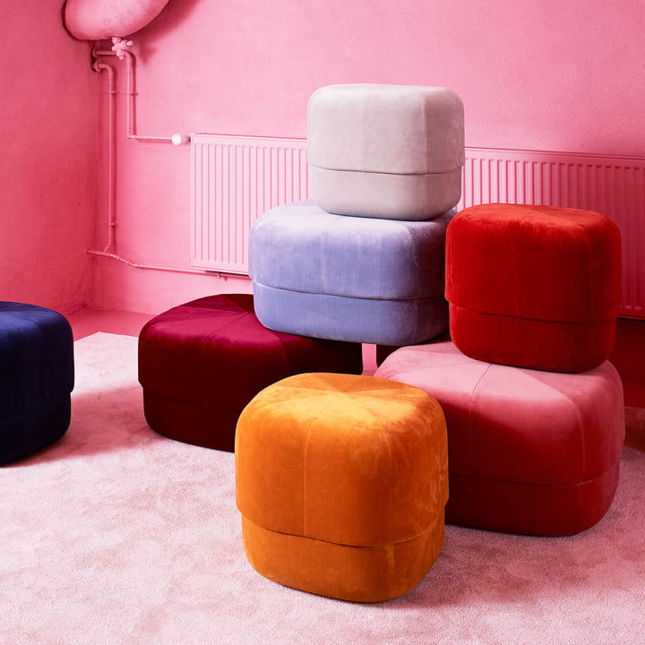 Die unterschiedlichen Circus Poufs von Normann Copenhagen