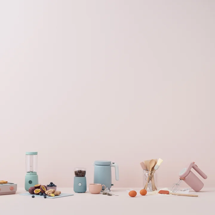 Die Foodie Elektrische Kaffeemühle von Rig-Tig by Stelton in Pastellfarben