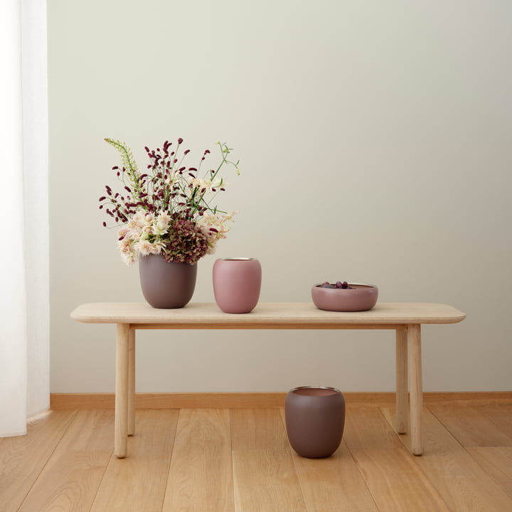 Die verschiedenen Ora Vasen von Stelton mit und ohne Blumen