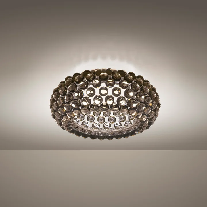 Caboche Plus Soffitto LED Deckenleuchte von Foscarini in grau