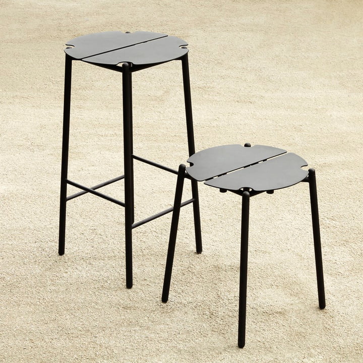 Der Novo Hocker und der Novo Barhocker von AYTM