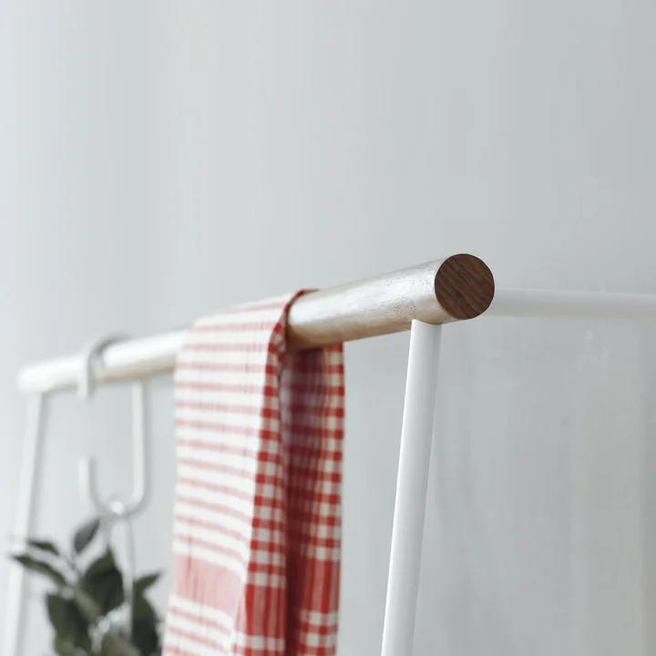 Anlehngarderobe im Badezimmer