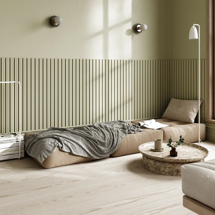 Dezente Polstermöbel für das Wohnzimmer