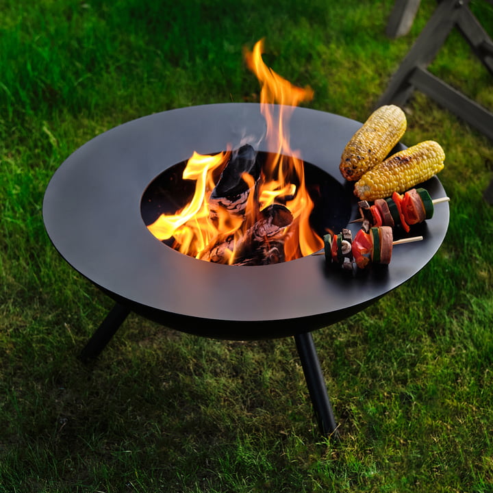 Flames Grillplatte Ø 58 cm von Philippi in schwarz