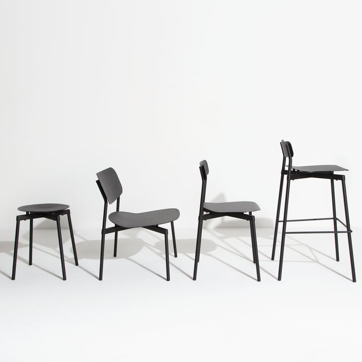 Fromme Outdoor-Serie von Petite Friture in Schwarz