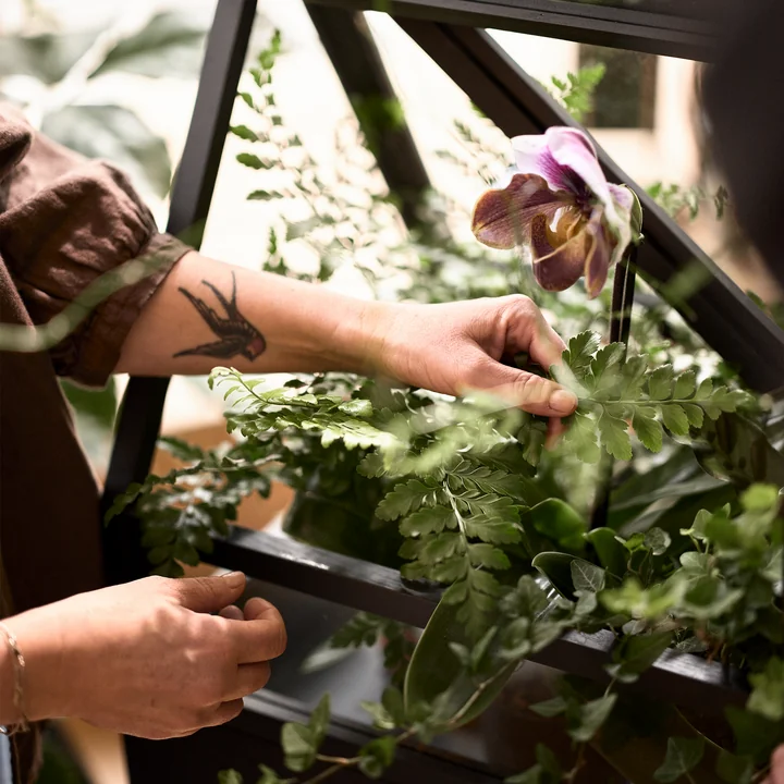 Das Greenhouse von Design House Stockholm mit klappbaren Luken