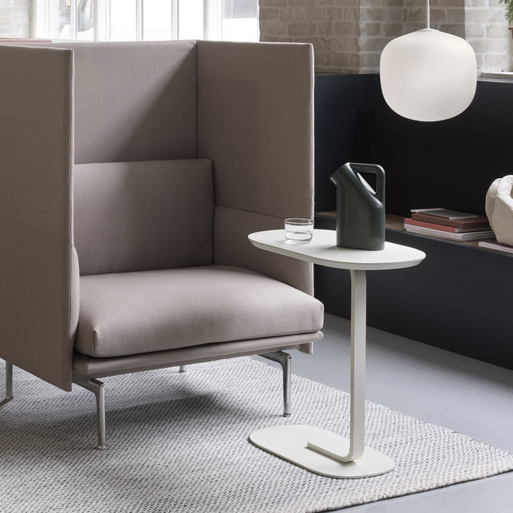 Relate Side Table von Muuto in off-white