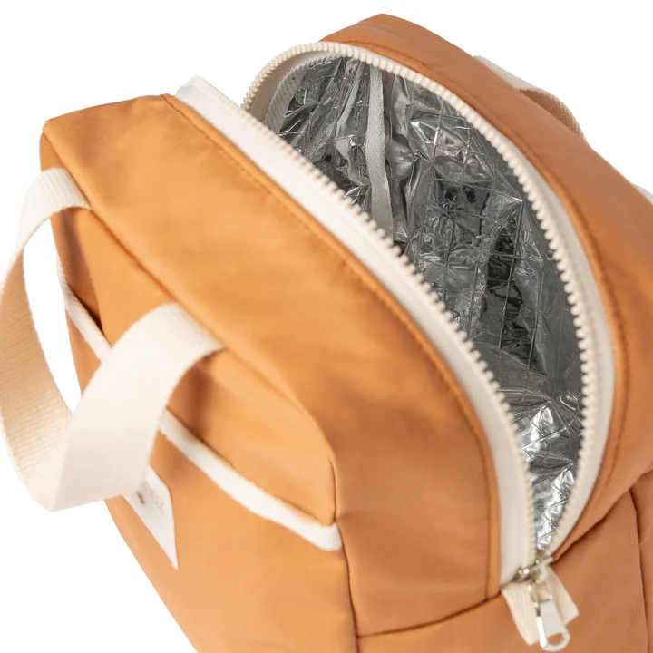 Die Sunshine Lunch Bag von Nobodinoz mit isoliertem Inneren