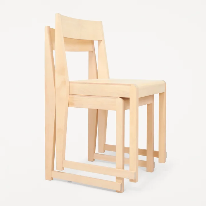 Chair 01 von Frama in Birke geölt / natur