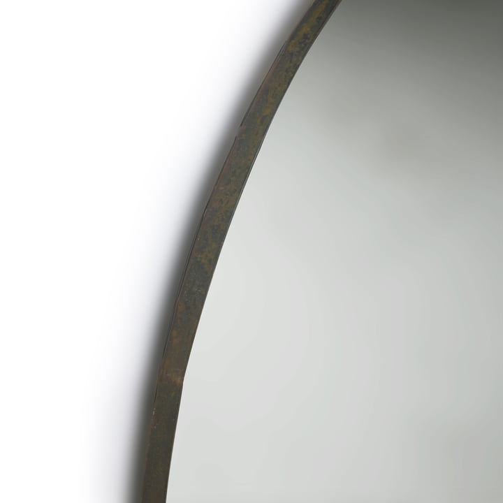 HKliving - Runder Spiegel, Metall - Detail