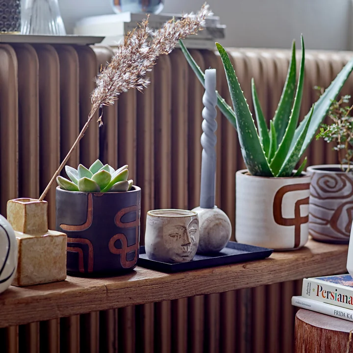 Abas Blumentopf von Bloomingville in braun